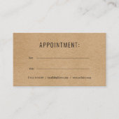 プロフェッショナルシンプルアポイントメントアラーム 予約カード (正面)
