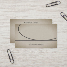 プロフェッショナルシンプルアートカーキモダンー 名刺