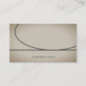 プロフェッショナルシンプルアートカーキモダンー 名刺 (正面)