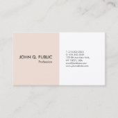 プロフェッショナルシンプルエレガントプモダンミアムシルク 名刺 (正面)