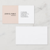 プロフェッショナルシンプルエレガントプモダンミアムシルク 名刺 (正面/裏面)