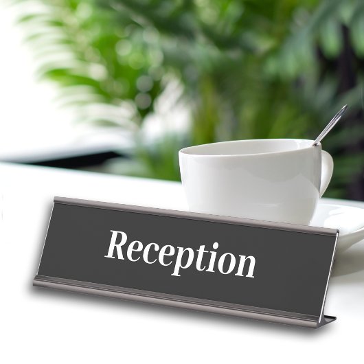 プロフェッショナルシンプルオフィス披露宴 デスクネームプレート