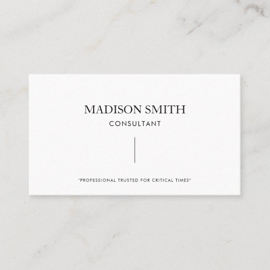 プロフェッショナルシンプルスフェミニンイーツピンクビジネス 名刺 (正面)