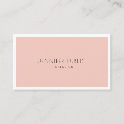 プロフェッショナルシンプルスモダンプミニマルレス 名刺 (正面)