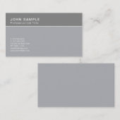 プロフェッショナルシンプルデザインクラシックカラー調和 名刺 (正面/裏面)