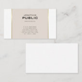 プロフェッショナルシンプルデザイントレンディークリエイティブプレーン 名刺 (正面/裏面)