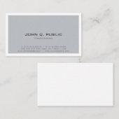 プロフェッショナルシンプルデザインモダンミニマル 名刺 (正面/裏面)