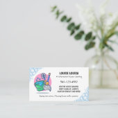 プロフェッショナルシンプルハウス清掃用名刺 名刺 (スタンド正面)