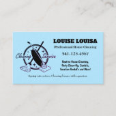 プロフェッショナルシンプルハウス清掃用名刺 名刺 (正面)