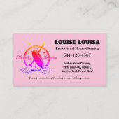 プロフェッショナルシンプルハウス清掃用名刺 名刺 (正面)