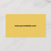 プロフェッショナルシンプルハウス清掃用名刺 名刺 (裏面)