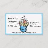 プロフェッショナルシンプルハウス清掃用名刺 名刺 (正面)