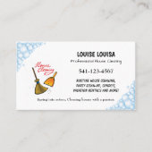 プロフェッショナルシンプルハウス清掃用名刺 名刺 (正面)