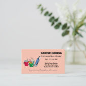 プロフェッショナルシンプルハウス清掃用名刺 名刺 (スタンド正面)