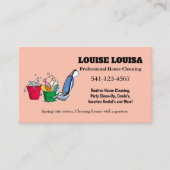 プロフェッショナルシンプルハウス清掃用名刺 名刺 (正面)