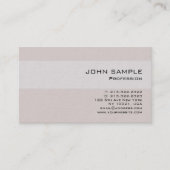 プロフェッショナルシンプルハーモニーエレガントカラーズラグジュアリー 名刺 (正面)