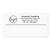 プロフェッショナルシンプルビジネスロモダンゴ ラベル (正面)