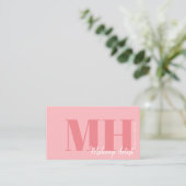 プロフェッショナルシンプルピエレガントックモノグラム 名刺 (スタンド正面)