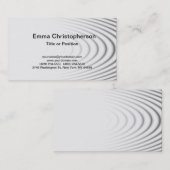 プロフェッショナルシンプルプレーンモダングスタイリッシュレイ 名刺 (正面/裏面)