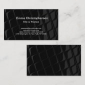 プロフェッショナルシンプルプレーンモダンスタイリッシュ 名刺 (正面/裏面)