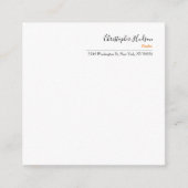 プロフェッショナルシンプルプレーン不動産仲介業者実在エステート エンクロージャーカード (正面)