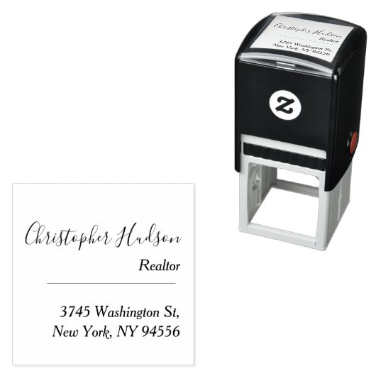 プロフェッショナルシンプルプレーン不動産仲介業者実在エステート セルフインキングスタンプ (インサイチュ)