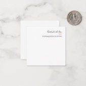 プロフェッショナルシンプルプレーン不動産仲介業者実在エステート ノートカード (正面/裏面インサイチュ)