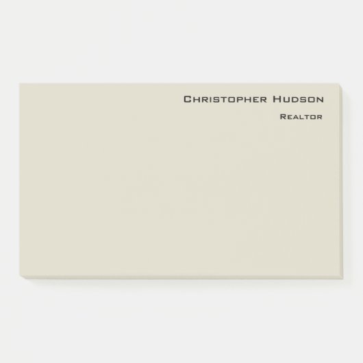 プロフェッショナルシンプルプレーン不動産仲介業者実在エステート ポストイット (正面)
