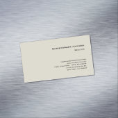 プロフェッショナルシンプルプレーン不動産仲介業者実在エステート マグネット名刺 (インサイチュ)