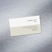 プロフェッショナルシンプルプレーン不動産仲介業者実在エステート マグネット名刺 (インサイチュ)