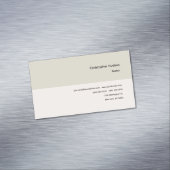 プロフェッショナルシンプルプレーン不動産仲介業者実在エステート マグネット名刺 (インサイチュ)