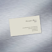 プロフェッショナルシンプルプレーン不動産仲介業者実在エステート マグネット名刺 (インサイチュ)