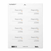 プロフェッショナルシンプルプレーン不動産仲介業者実在エステート ラベル (フルシート)