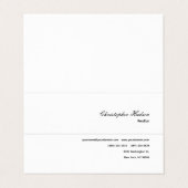 プロフェッショナルシンプルプレーン不動産仲介業者実在エステート 名刺 (外部フラット)