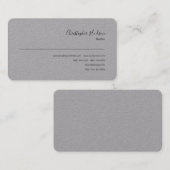 プロフェッショナルシンプルプレーン不動産仲介業者実在エステート 名刺 (正面/裏面)