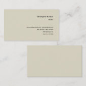 プロフェッショナルシンプルプレーン不動産仲介業者実在エステート 名刺 (正面/裏面)