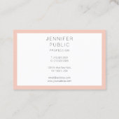 プロフェッショナルシンプルミニマモダンリスト 名刺 (裏面)