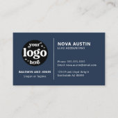 プロフェッショナルシンプルミニマルデザインカスタムロゴ 名刺 (正面)