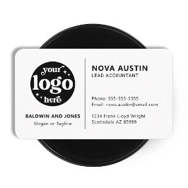 プロフェッショナルシンプルミニマルデザインカスタムロゴ 名刺