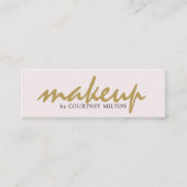 プロフェッショナルシンプルメエレガントークアーティスト スキニー名刺 (正面)