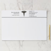 プロフェッショナルシンプルメディカルカドゥセウス白黒 ペーパーパッド (インサイチュ)