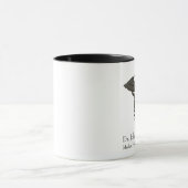 プロフェッショナルシンプルメディカルカドゥセウス白黒 マグカップ (中央)