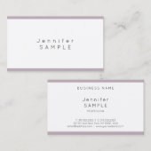 プロフェッショナルシンプルモダンカッコいいデザインエレガント 名刺 (正面/裏面)