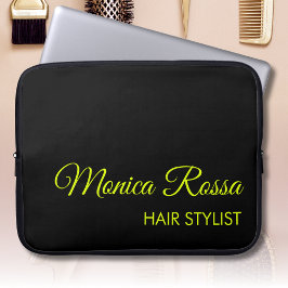 プロフェッショナルシンプルモダンシャルトレウスアンドブラック ラップトップスリーブ