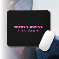 プロフェッショナルシンプルモダンネオンピンクブラック