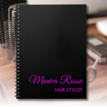 プロフェッショナルシンプルモダンネオンマゼンタブラック