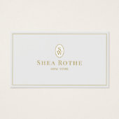 プロフェッショナルシンプルライトグレーヴィンテージモノグラム (正面)