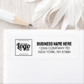 プロフェッショナルシンプルロゴ差出人住所 ラベル (インサイチュ)