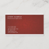 プロフェッショナルシンプルヴィンテージエレガントラグジュアリー 名刺 (正面)