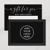 プロフェッショナルシンプル事業ロゴギフト券 (正面/裏面)